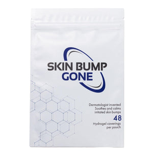 Skin Bump Gone Hydrogel Patches - Smooths Skin Bumps - Dermatologist Invented Hydrating Patches - 48 Patches