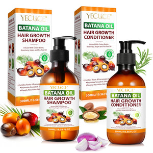 Batana Oil Growth Shampoo Set for Thinning Hair