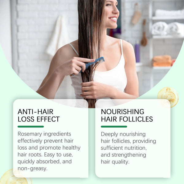 Fortifying, Smoothing, and Nourishing Hair Care Rosemary Essential Oil