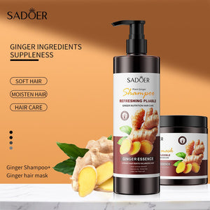 Ginger Hair Care Liquid Shampoo Hair Mask