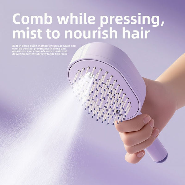 Electric Mist Spray Hair Care Massage Comb