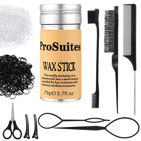 Complete Hair Styling Kit with Wax & Accessories