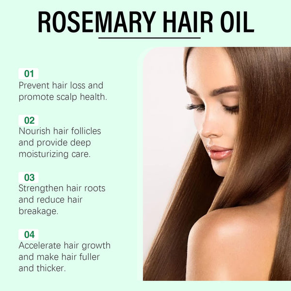 Fortifying, Smoothing, and Nourishing Hair Care Rosemary Essential Oil