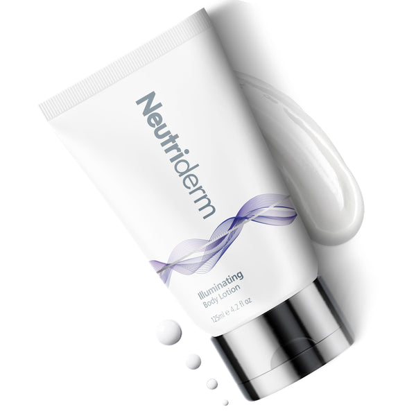 NEUTRIDERM Illuminating Body Lotion for Women & Men Vitamin Rich Body Cream for Aging Skin Dark Spots Fine Lines Uneven Skin Tone – Body Moisturizer for Dry Skin Enhances Natural Skin Glow 4.2 oz