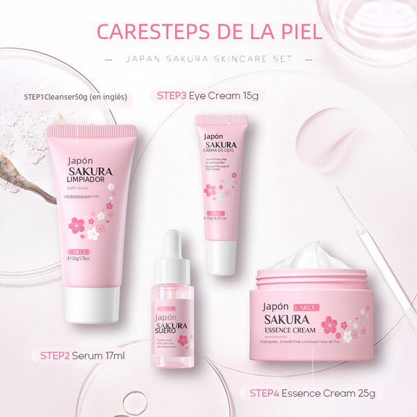 Japanese Sakura Skincare Set - 4 Pieces (Wholesale)