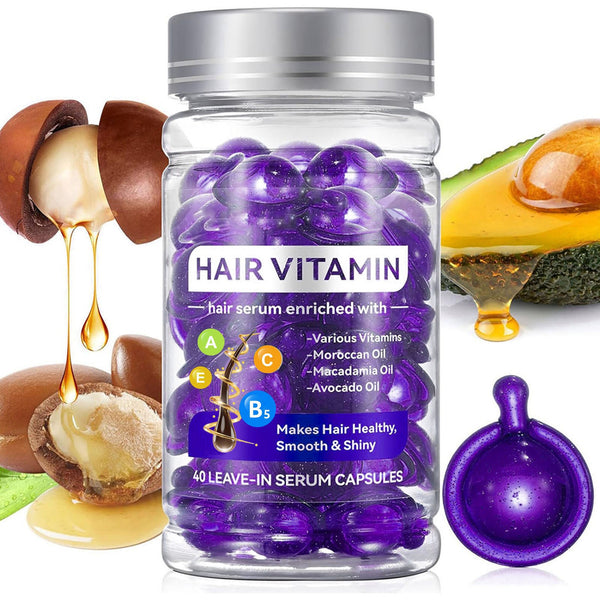 Leave-In Conditioner Moroccan Nut Oil Hair Care Essential Oil Capsules