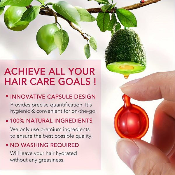 Leave-In Conditioner Moroccan Nut Oil Hair Care Essential Oil Capsules