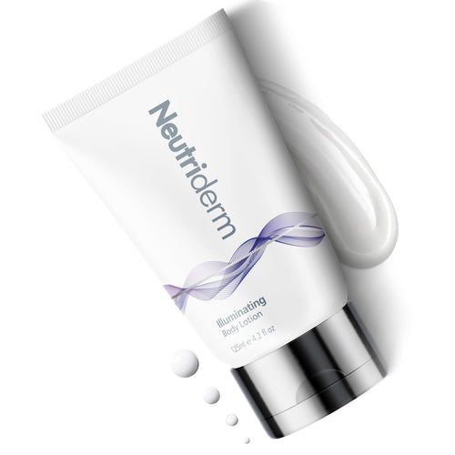 NEUTRIDERM Illuminating Body Lotion for Women & Men Vitamin Rich Body Cream for Aging Skin Dark Spots Fine Lines Uneven Skin Tone – Body Moisturizer for Dry Skin Enhances Natural Skin Glow 4.2 oz
