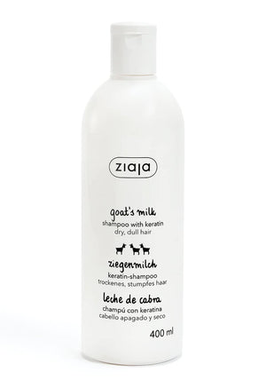 Ziaja Goats Milk Energising Shampoo for Dry and Damaged Hair (Shampoo with Keratin) 13.5 oz