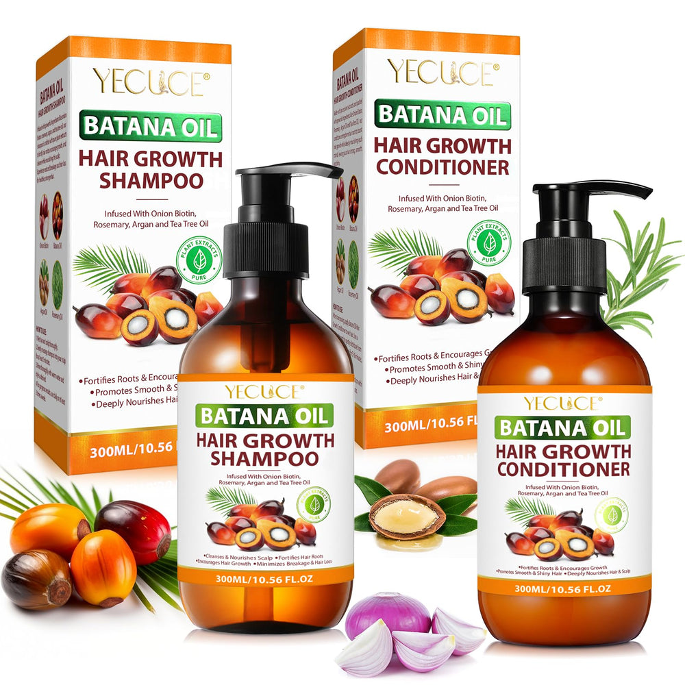 Batana Oil Growth Shampoo Set for Thinning Hair