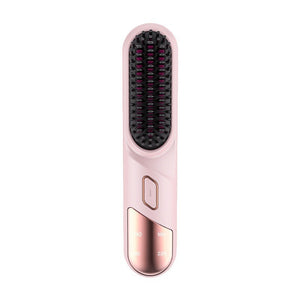 Cross-Border New Model Negative Ion Hair Straightening Comb, Hair Care Tool for Straightening and Curling, Dual-Use Lazy Curling Iron, Wireless and Portable