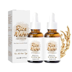 Rice Water Hair Serum Korean Rice Water Hair SerumRice Water for Hair GrowthRice Water Shampoo and ConditionerRice Water for Hair GrowthMoisturizingNourishingSmooth Hair (2 Pcs)