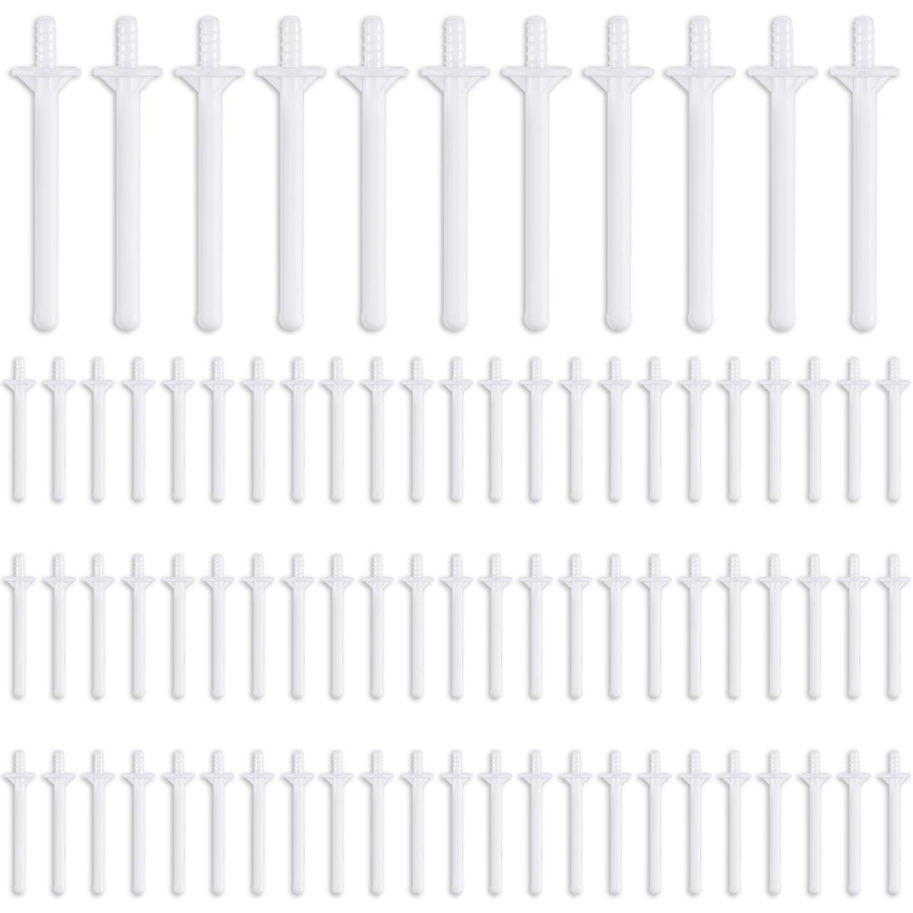 Plastic Wax Rod Wand and Nostril Waxing Strips for Nose Hair Removal (80)