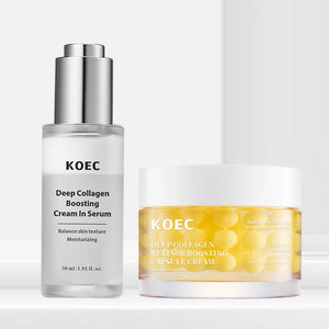 Collagen Skincare Set with Silk Peptide and Emulsion