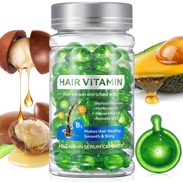 Leave-In Conditioner Moroccan Nut Oil Hair Care Essential Oil Capsules