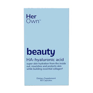Her Own Beauty Hyaluronic Acid Capsules Skin Hydration Nourishes and Protects Skin Essential Collagen Hyaluronic Acid Supports Beautiful Skin with Zinc Magnesium Vitamin C 60 Count