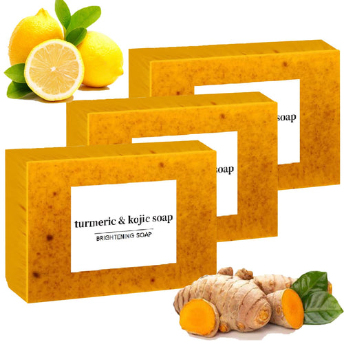 Lemon-Turmeric Kojic 3-Pack Soap