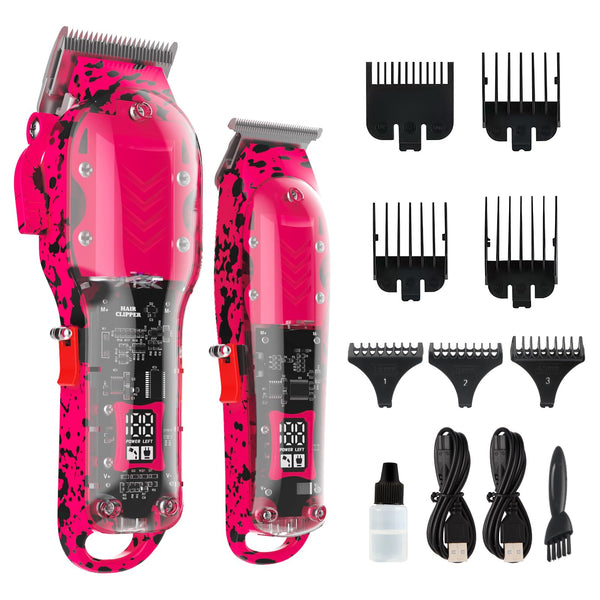 BarberPro Wireless Hair Clippers & Trimmer Set