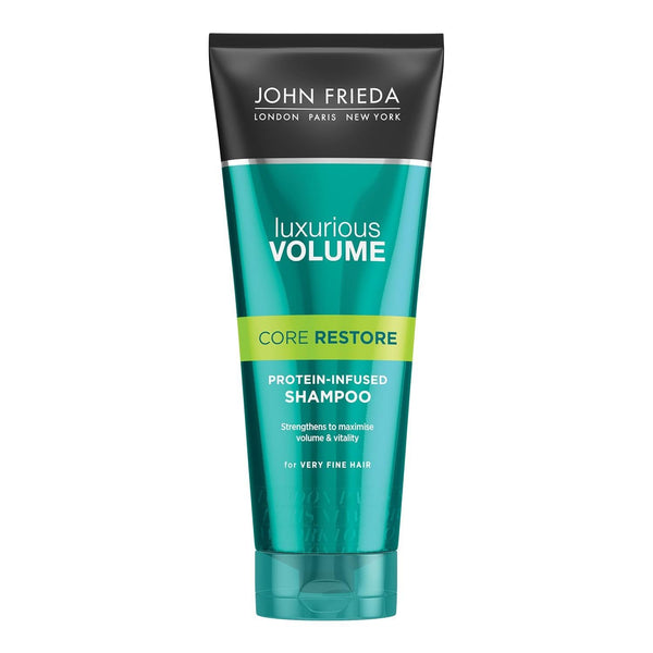 John Frieda Luxurious Volume Core Restore Protein-Infused Shampoo 250 ml Thickening Shampoo for Thin and Fine Hair