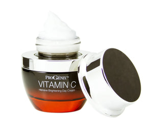 ProGenix Vitamin C Face Cream Moisturizer Skin Care Facial Lotion Potent Vitamin C Gel Cream For Face Targets Dry Skin Age Spots Wrinkles Hyperpigmentation & Sun Damaged Skin 1 Oz