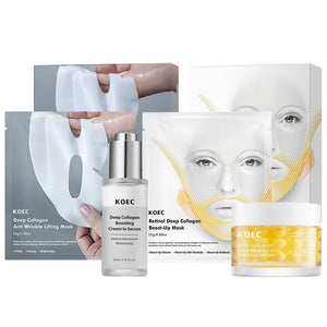 Collagen Skincare Set with Silk Peptide and Emulsion