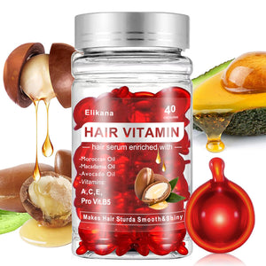 Leave-In Conditioner Moroccan Nut Oil Hair Care Essential Oil Capsules
