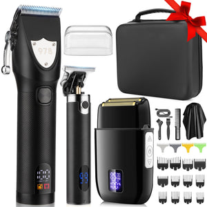 Lanumi Pro Hair Trimming Kit with Sleek Travel Case